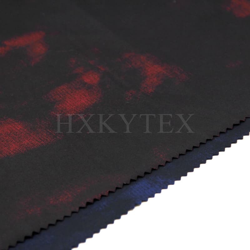 Printed Bonded Polyester Pongee Fabric For Jacket